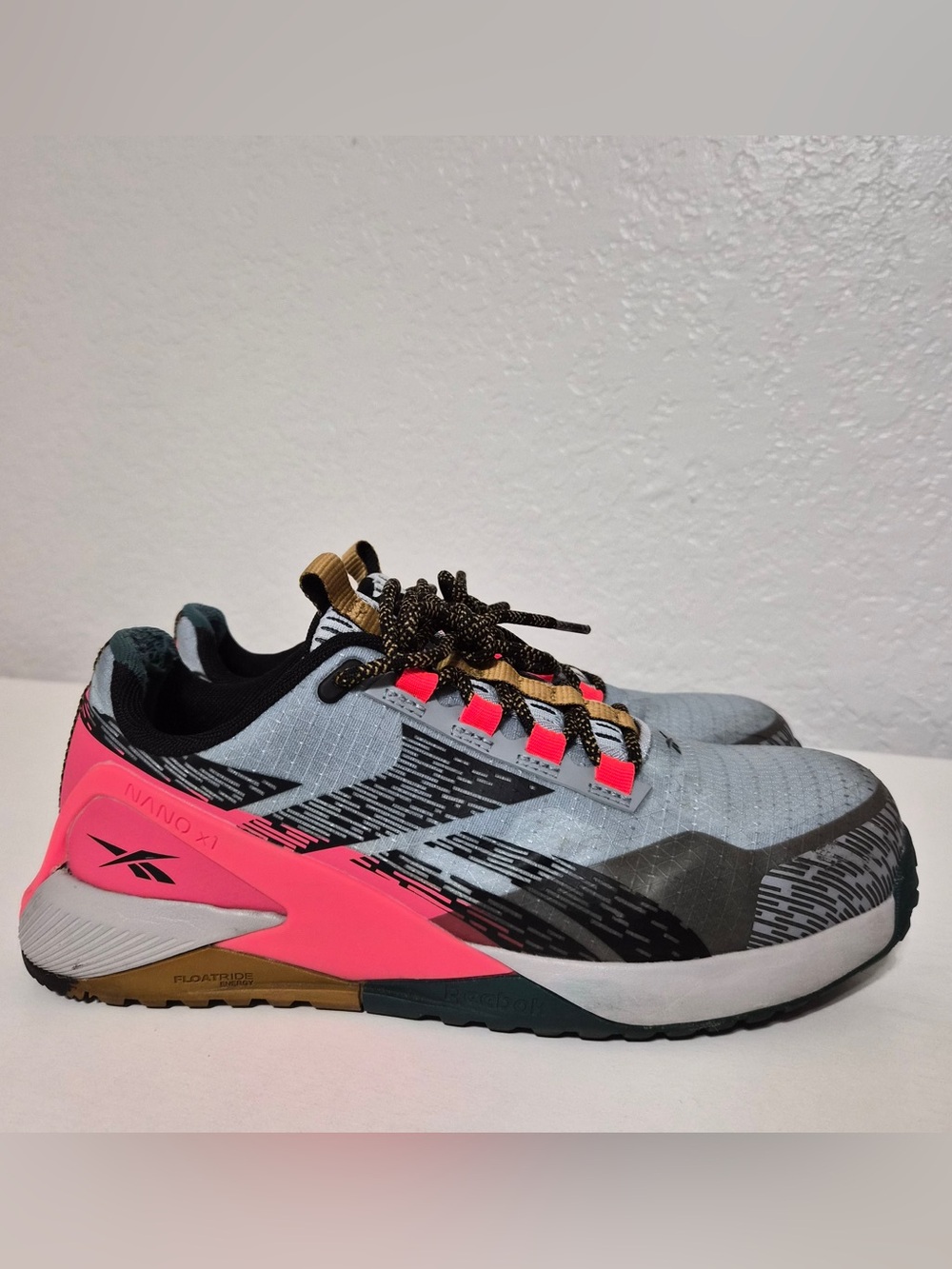 Reebok Nano X1 Adventure Work Shoe Womens 7.5 Athletic Safety Composite Toe Blue